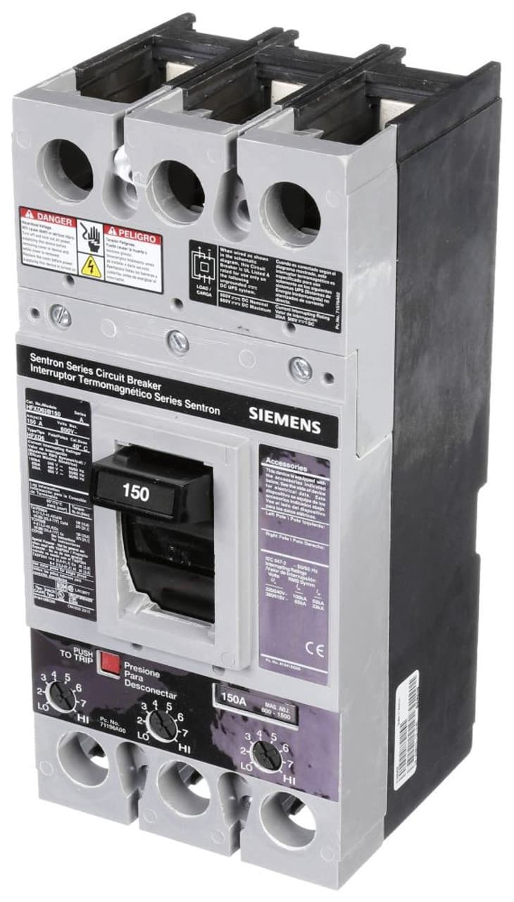 Siemens HFXD63B150 Siemens HFXD63B150 Molded Case Breakers (MCCBs) Siemens HFXD63B150 Siemens HFXD63B150 Molded Case Breakers (MCCBs)