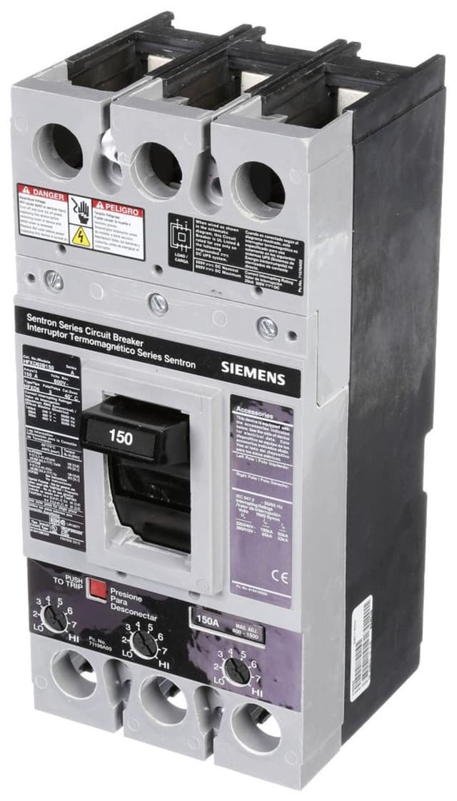 HFXD63B150 Part Image. Manufactured by Siemens.