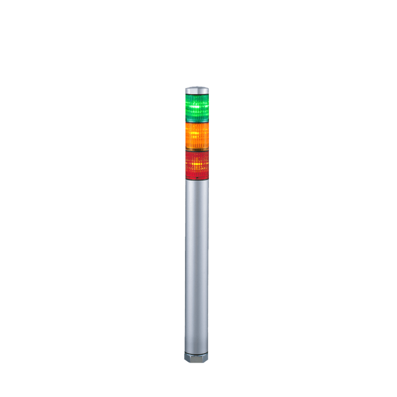 Patlite MP-302-GYR 30mm 3-Tier LED Signal Tower, 24V AC/DC, Direct Mount, Silver Body, LED: Green, Amber, Red Patlite MP-302-GYR 30mm 3-Tier LED Signal Tower, 24V AC/DC, Direct Mount, Silver Body, LED: Green, Amber, Red
