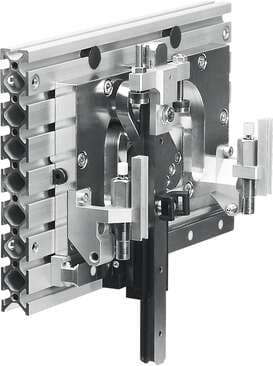 Festo 533613 handling module HSP-16-AS Driveless variant with bearing and shaft. Size: 16, Y stroke: 90 - 110 mm, Z stroke: 35 - 50 mm, Z stroke, working stroke: 20 mm, Cushioning: (* CC: Shock absorber at both ends, * Soft characteristic) Festo 533613 handling module HSP-16-AS Driveless variant with bearing and shaft. Size: 16, Y stroke: 90 - 110 mm, Z stroke: 35 - 50 mm, Z stroke, working stroke: 20 mm, Cushioning: (* CC: Shock absorber at both ends, * Soft characteristic)