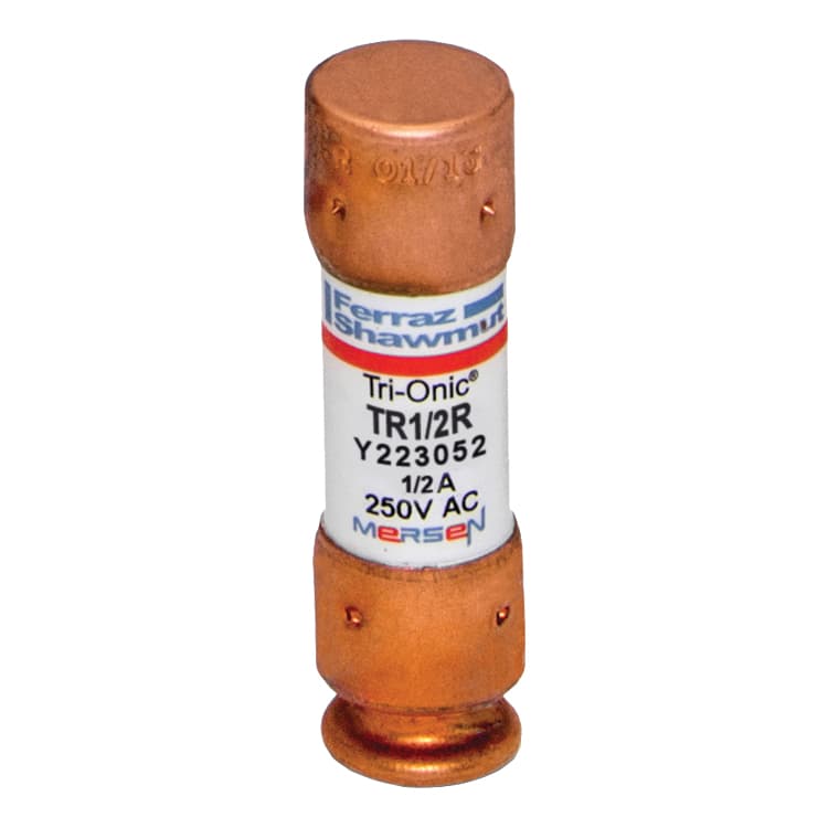 Mersen TR1/2R TR1/2R Mersen - Fuse TR-R - Class RK5 - Time-Delay 250VAC 250VDC 0.5A Ferrule Tri-Onic® Mersen TR1/2R TR1/2R Mersen - Fuse TR-R - Class RK5 - Time-Delay 250VAC 250VDC 0.5A Ferrule Tri-Onic®