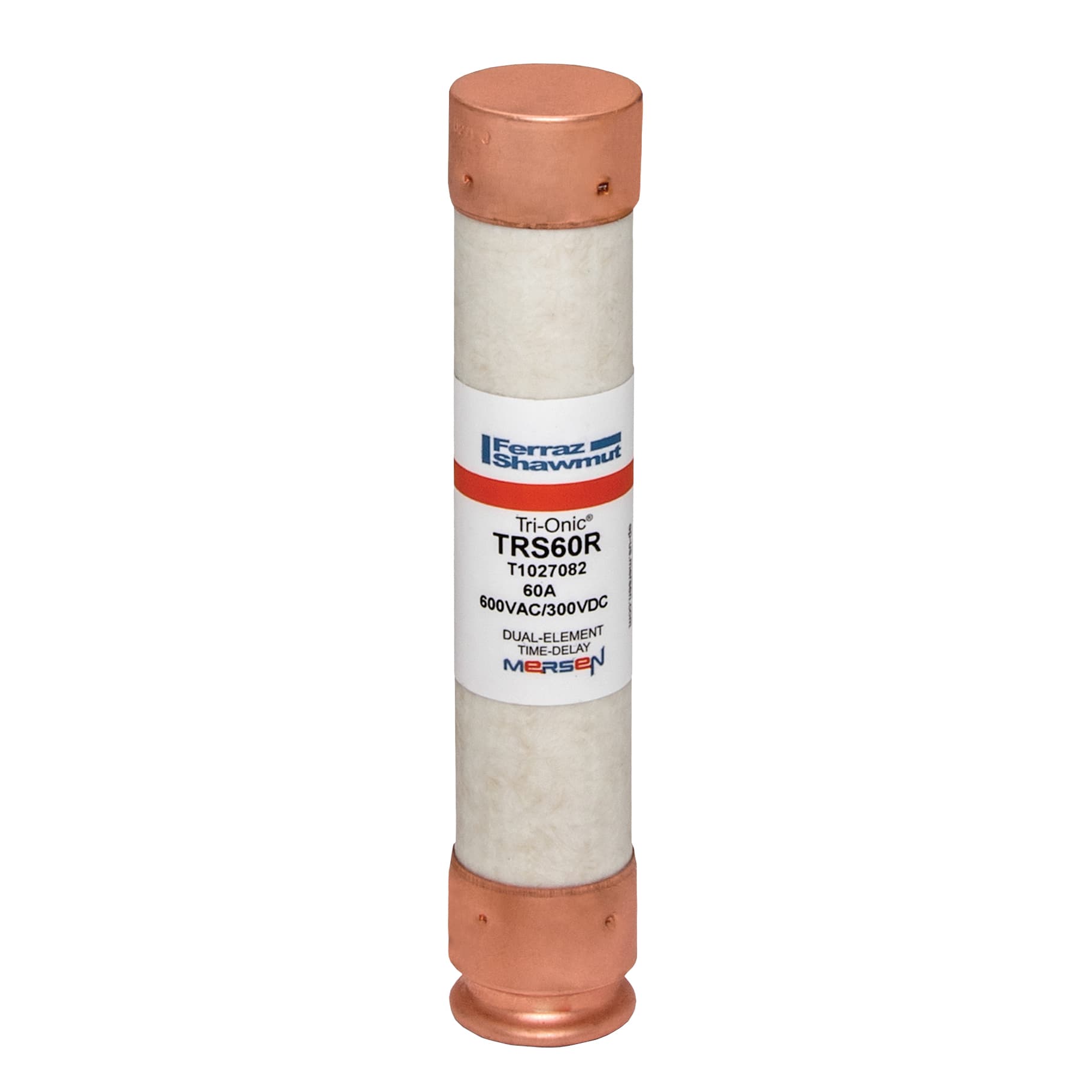Mersen TRS60R TRS60R Mersen - Fuse TRS-R - Class RK5 - Time-Delay 600VAC 300VDC 60A Ferrule Tri-Onic® Mersen TRS60R TRS60R Mersen - Fuse TRS-R - Class RK5 - Time-Delay 600VAC 300VDC 60A Ferrule Tri-Onic®