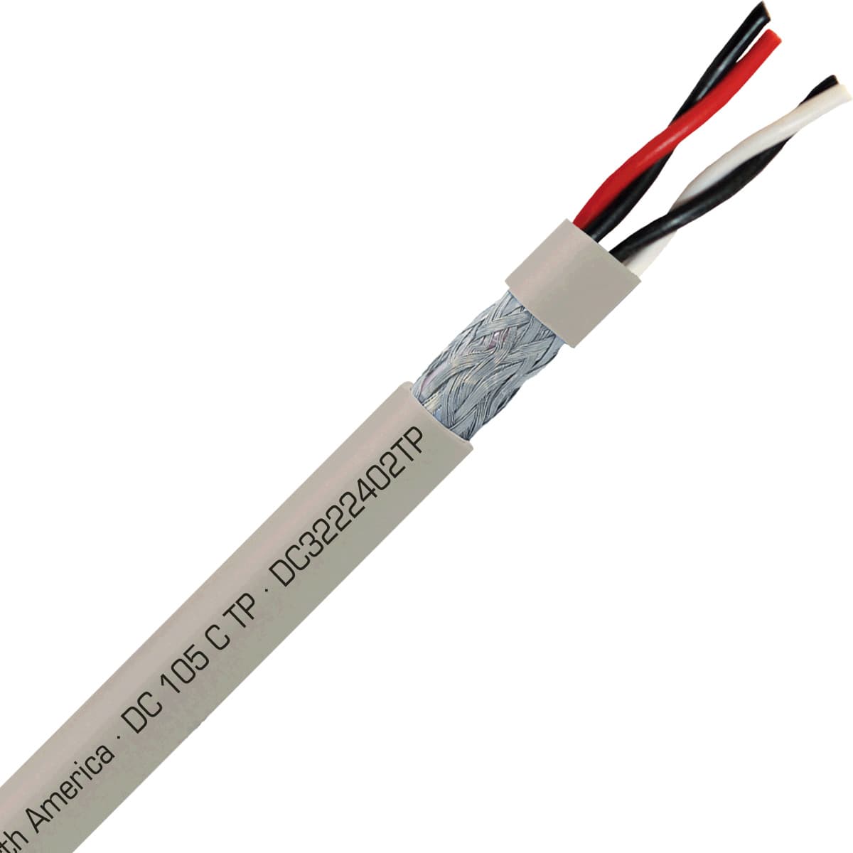 SAB DC3222402TP DC 105 C TP - 24 AWG/2pr, shielded flexible oil resistant data pair cable, UL, CSA, CE, RoHS SAB DC3222402TP DC 105 C TP - 24 AWG/2pr, shielded flexible oil resistant data pair cable, UL, CSA, CE, RoHS