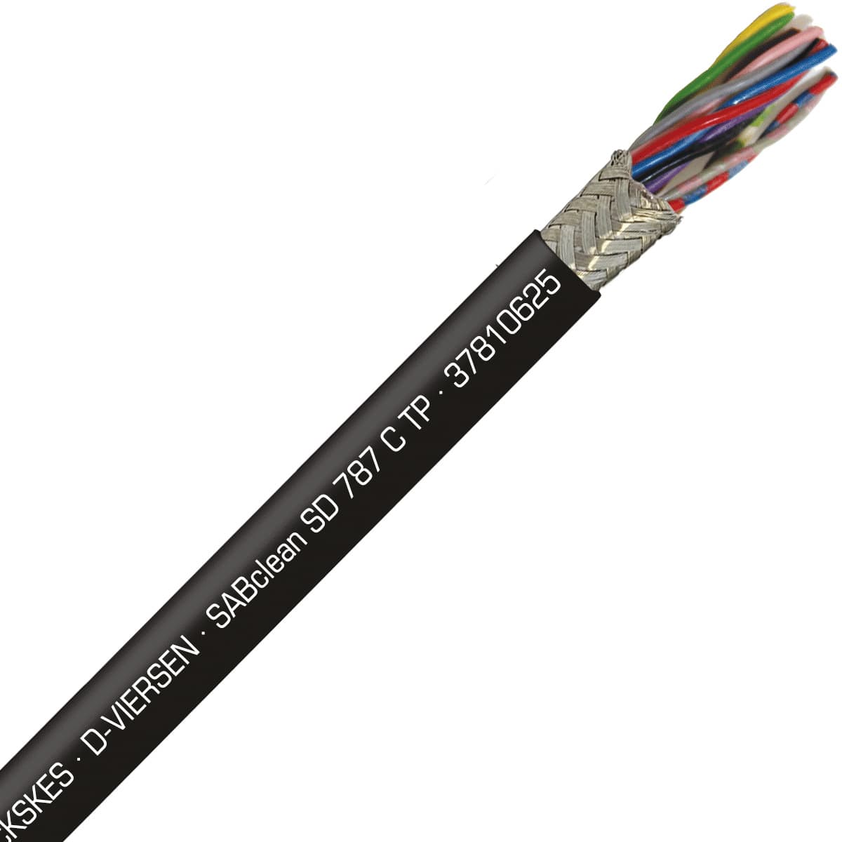SAB 37810625 SABclean SD 787 C TP - 24 AWG/6pr, continuous flex shielded paired data cable, CE, RoHS SAB 37810625 SABclean SD 787 C TP - 24 AWG/6pr, continuous flex shielded paired data cable, CE, RoHS