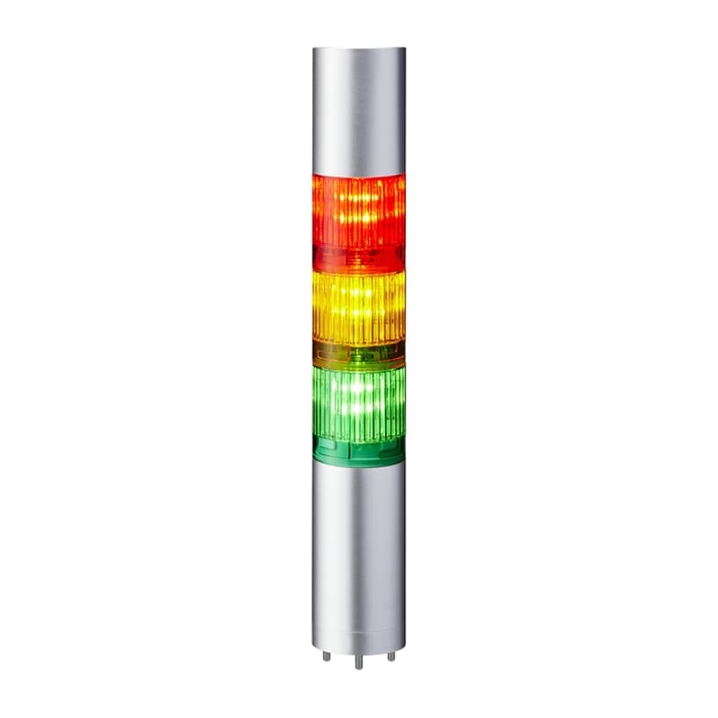 Patlite LR4-302WJBU-RYG 40mm diameter UL CE IP65 24V DC, Direct Mount/3.3m Cable, Flashing/Buzzer, Silver, Red/Amber/Green Module Patlite LR4-302WJBU-RYG 40mm diameter UL CE IP65 24V DC, Direct Mount/3.3m Cable, Flashing/Buzzer, Silver, Red/Amber/Green Module