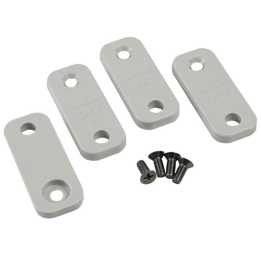 Allied Moulded Products AM4-NULFS Back panel screw kit for use with AMU & AMP Series enclosures 16"x14" through 20"x16" Allied Moulded Products AM4-NULFS Back panel screw kit for use with AMU & AMP Series enclosures 16"x14" through 20"x16"
