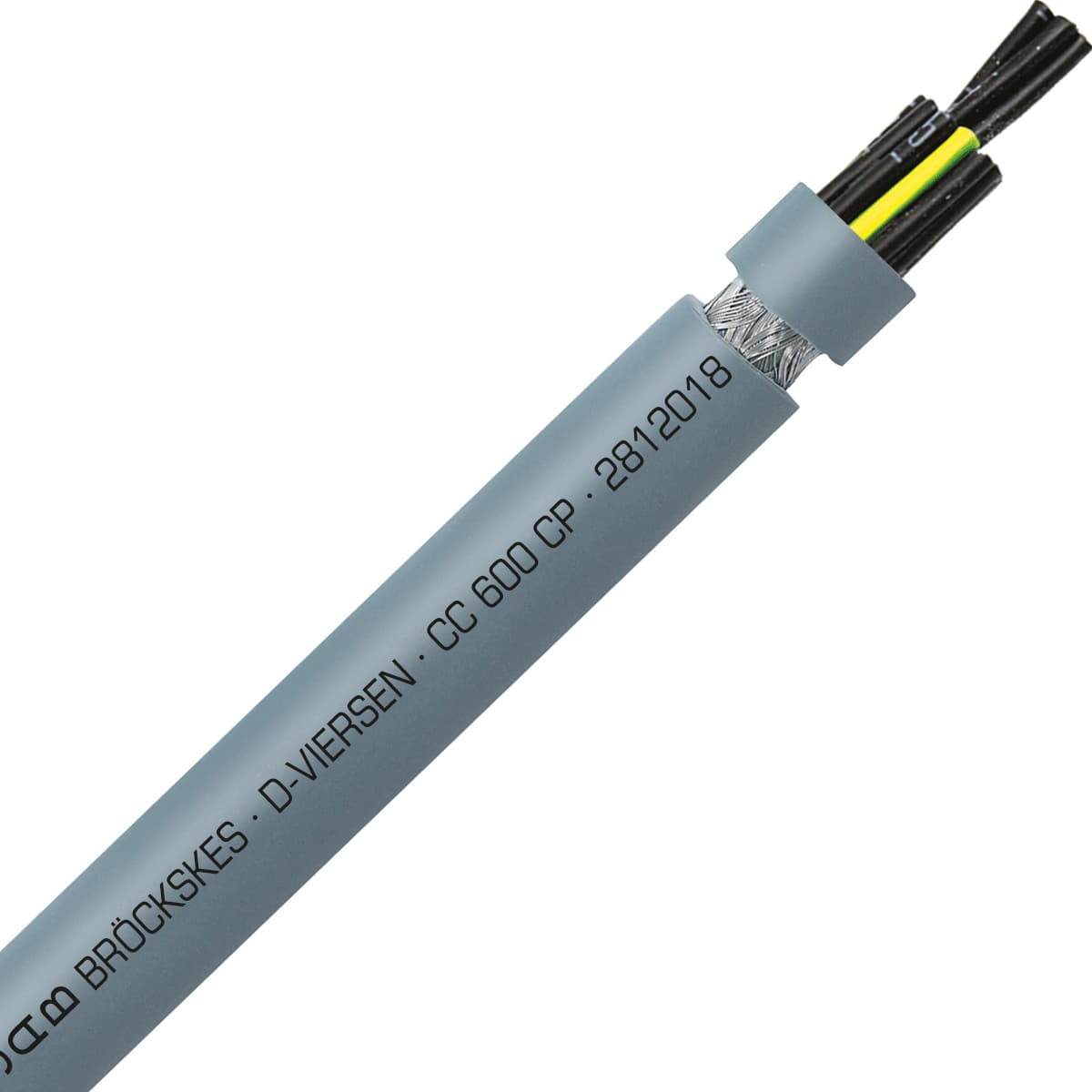 SAB 2812018 CC 600 CP - 20 AWG/18c, shielded oil resistant PUR flexible control cable, 600V, UL, CSA, CE, RoHS SAB 2812018 CC 600 CP - 20 AWG/18c, shielded oil resistant PUR flexible control cable, 600V, UL, CSA, CE, RoHS
