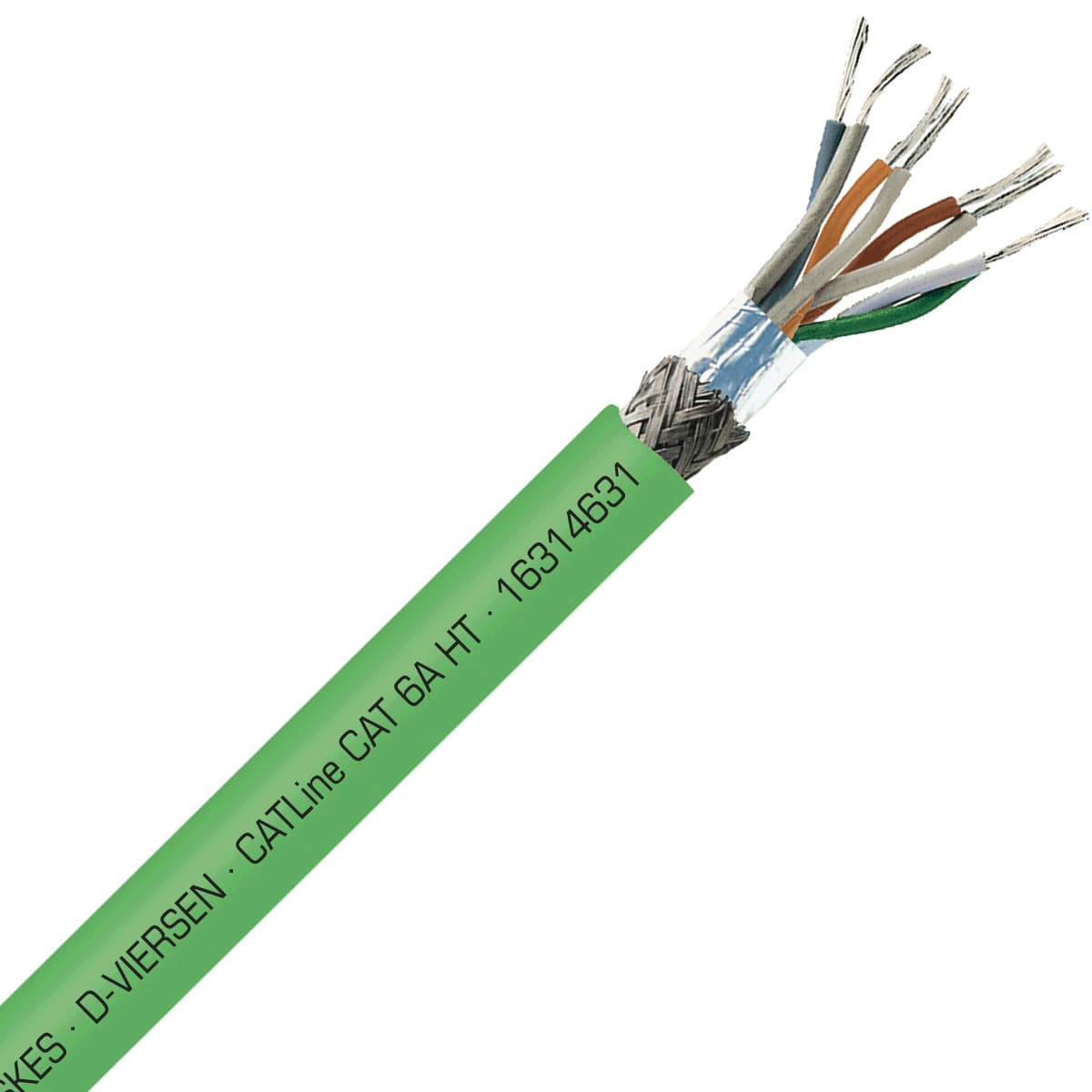 SAB 16314631 CATLine CAT 6A HT - 26 AWG/4pr, shielded high temperature 600V CAT 6A ethernet cable, UL, CE, RoHS SAB 16314631 CATLine CAT 6A HT - 26 AWG/4pr, shielded high temperature 600V CAT 6A ethernet cable, UL, CE, RoHS