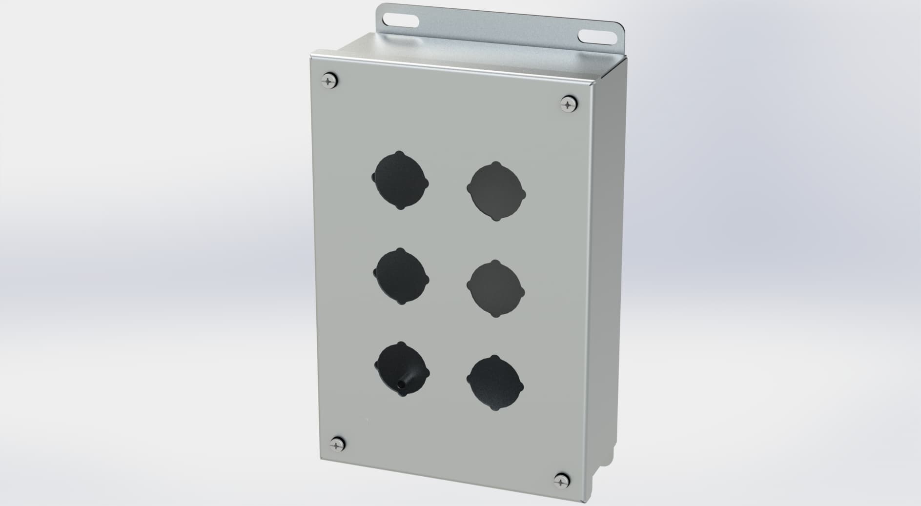 Saginaw Control SCE-6PBSS6 S.S. PB Enclosure, Height:9.50", Width:6.25", Depth:3.00", #4 brushed finish on all exterior surfaces. Saginaw Control SCE-6PBSS6 S.S. PB Enclosure, Height:9.50", Width:6.25", Depth:3.00", #4 brushed finish on all exterior surfaces.