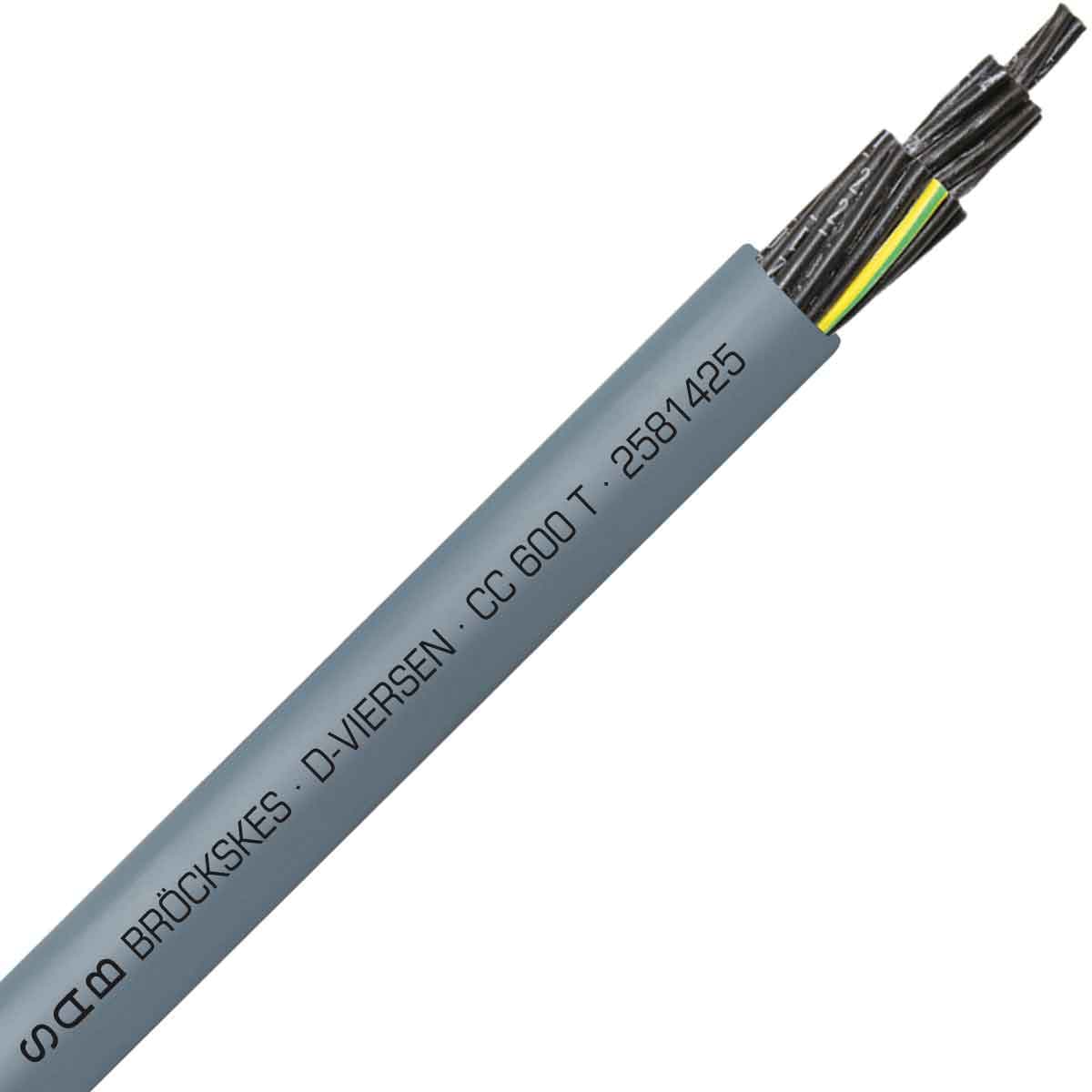 SAB 2581425 CC 600 T- 14 AWG/25c, oil resistant PVC control cable, 105°C, UL, CSA, CE, RoHS SAB 2581425 CC 600 T- 14 AWG/25c, oil resistant PVC control cable, 105°C, UL, CSA, CE, RoHS