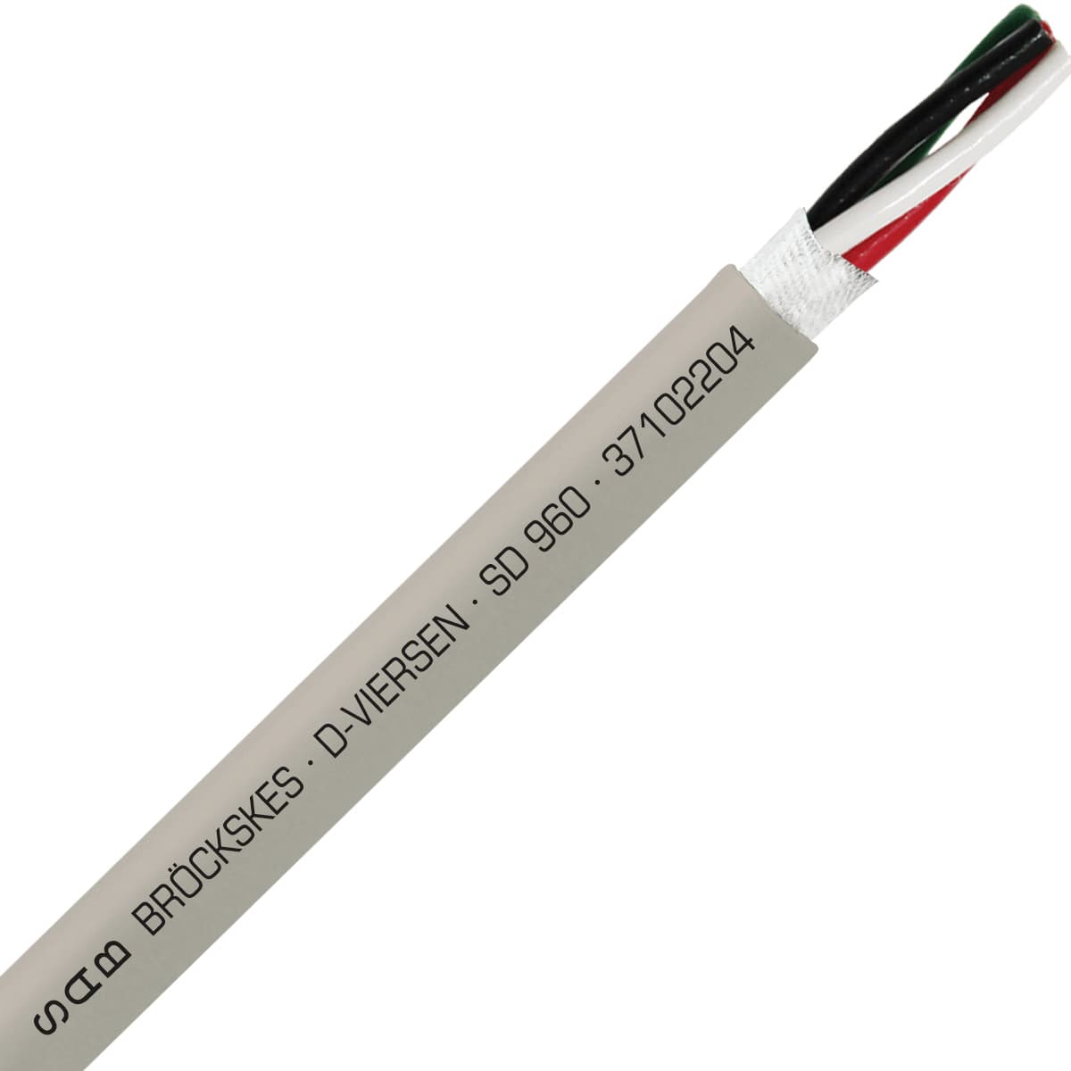 SAB 37102204 SD 960 - 22 AWG/4c, oil resistant, continuous flex PVC data and communication cable, UL, CE, RoHS SAB 37102204 SD 960 - 22 AWG/4c, oil resistant, continuous flex PVC data and communication cable, UL, CE, RoHS