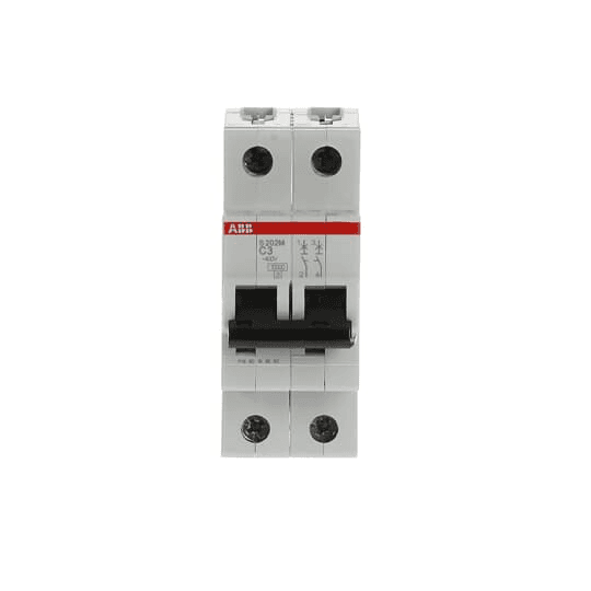 ABB Control S202M-C3 S202M-C3 ABB Control - S202M-C3 Miniature Circuit Breaker - 2P - C - 3 A ABB Control S202M-C3 S202M-C3 ABB Control - S202M-C3 Miniature Circuit Breaker - 2P - C - 3 A