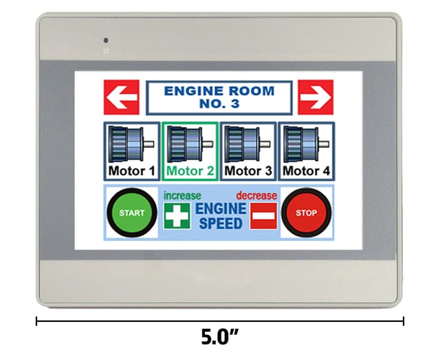 HMI5043L Part Image. Manufactured by Maple Systems.