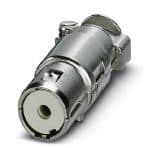 Phoenix Contact 1066959 Connector, power contacts: 0, control contacts: 1, Socket, 48 V, 16 A, 0.5 mm² ... 4 mm², external cable diameter:3 mm ... 9.5 mm, 50 Ohm Phoenix Contact 1066959 Connector, power contacts: 0, control contacts: 1, Socket, 48 V, 16 A, 0.5 mm² ... 4 mm², external cable diameter:3 mm ... 9.5 mm, 50 Ohm