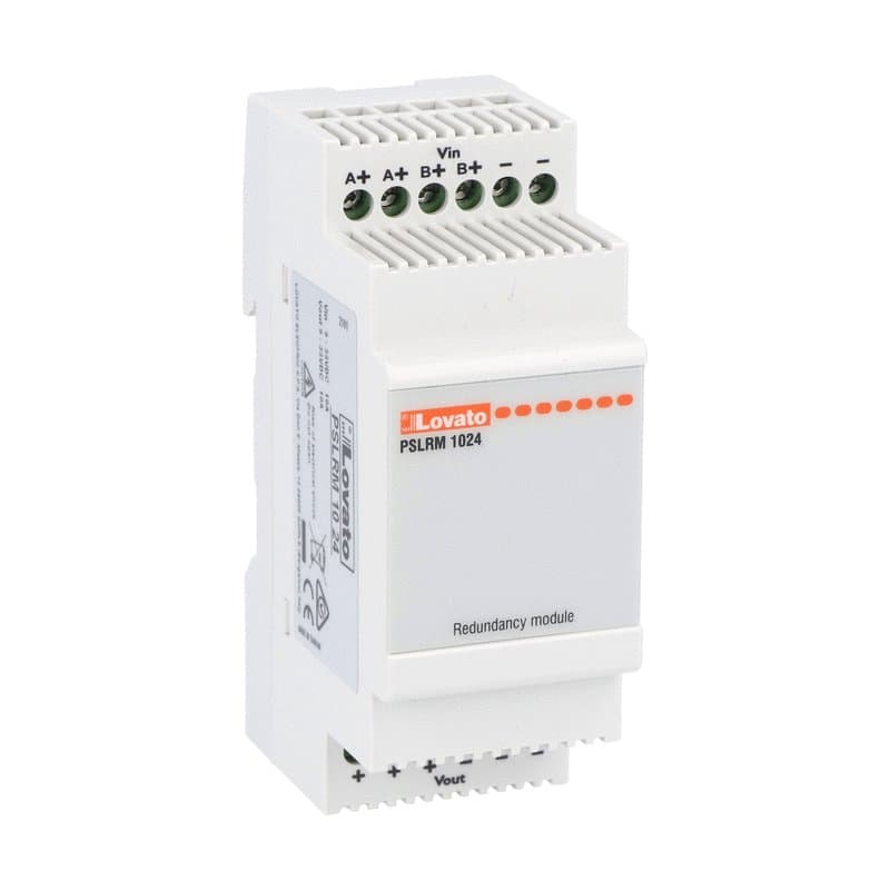 Lovato Electric PSLRM1024 PSLRM1024 Lovato - Modular redundancy module, 12...24VDC, 10A Lovato Electric PSLRM1024 PSLRM1024 Lovato - Modular redundancy module, 12...24VDC, 10A