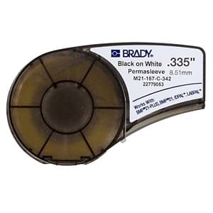 M21-187-C-342 Part Image. Manufactured by Brady Corp.