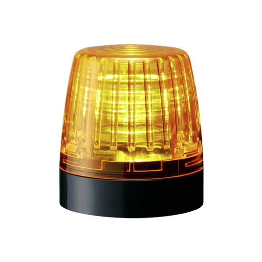 Patlite NE-24A-Y Continuous LED indicator light; Black base. Amber Patlite NE-24A-Y Continuous LED indicator light; Black base. Amber