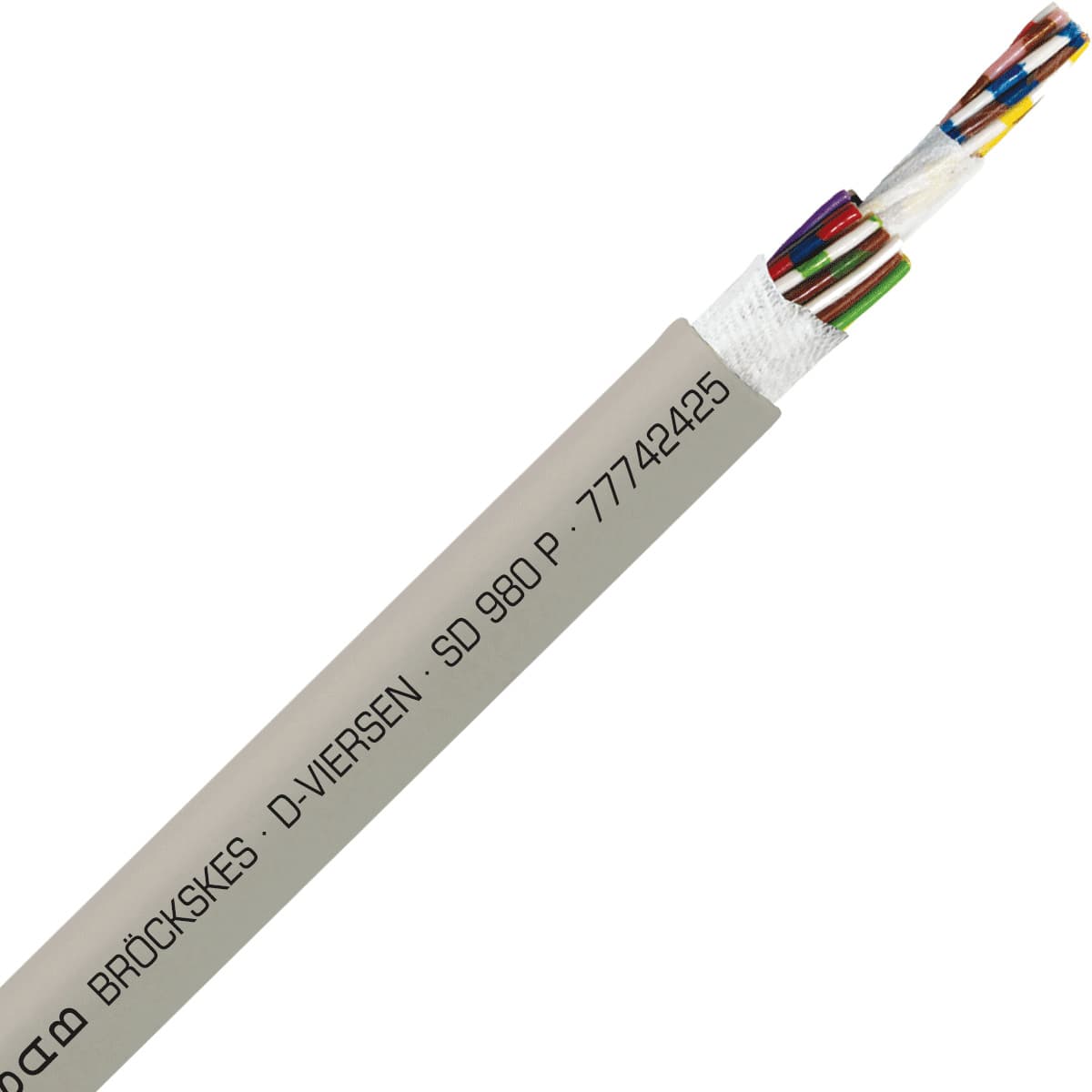 SAB 77742425 SD 980 P - 24 AWG/25c, heavy duty halogen-free PUR continuous flex data cable, UL, CSA, CE, RoHS SAB 77742425 SD 980 P - 24 AWG/25c, heavy duty halogen-free PUR continuous flex data cable, UL, CSA, CE, RoHS