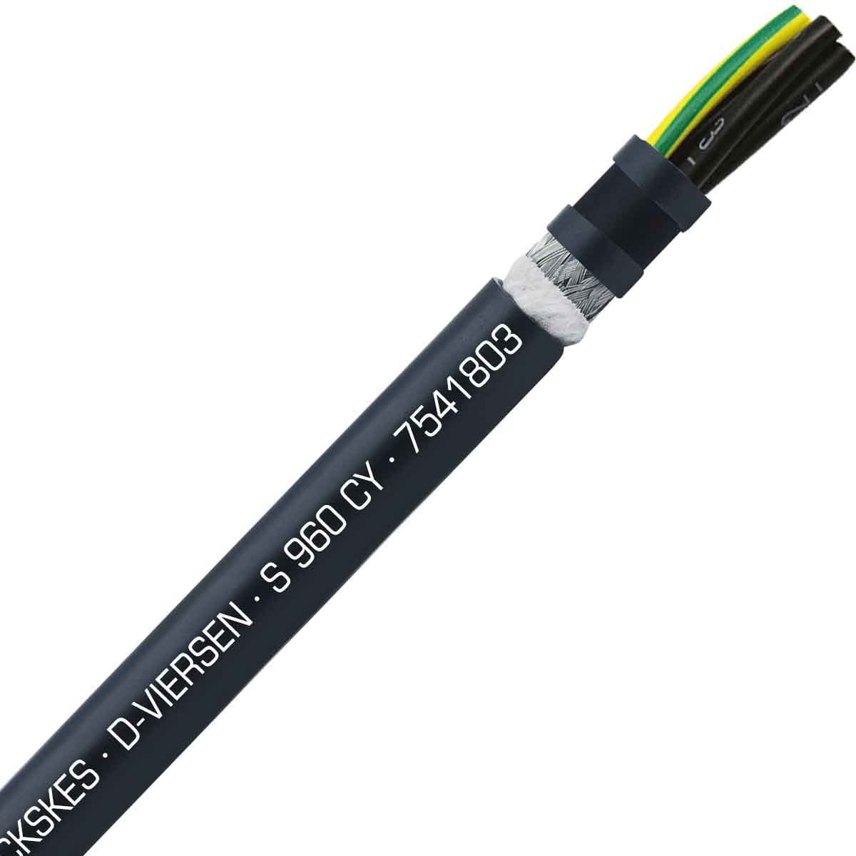SAB 7541803 S 960 CY - 18 AWG/3c, shielded oil resistant continuous flex PVC control cable, UL, CSA, CE,RoHS SAB 7541803 S 960 CY - 18 AWG/3c, shielded oil resistant continuous flex PVC control cable, UL, CSA, CE,RoHS