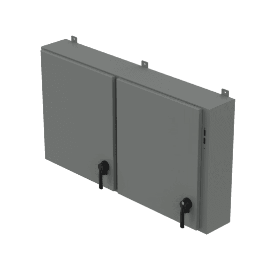 Hoffman A30X2E5410 Low-Profile, One- to Five-Door Disconnect Enclosure, Type 12, 30.00x54.50x10.00 Hoffman A30X2E5410 Low-Profile, One- to Five-Door Disconnect Enclosure, Type 12, 30.00x54.50x10.00