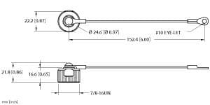 Turck RKF-CC RKF-CC Turck - RKF-CC Accessory for 7/8, Closure cap, Threaded hand tighten + lanyard Turck RKF-CC RKF-CC Turck - RKF-CC Accessory for 7/8, Closure cap, Threaded hand tighten + lanyard