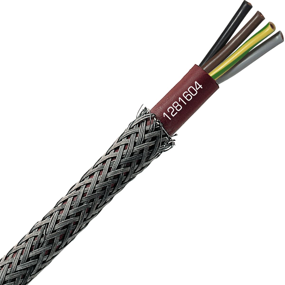 SAB 1281604 SC 600 HDTRS - 16 AWG/4c, high temperature steel wire shield silicone cable, UL CSA, CE, RoHS SAB 1281604 SC 600 HDTRS - 16 AWG/4c, high temperature steel wire shield silicone cable, UL CSA, CE, RoHS