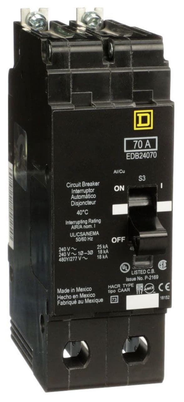 EDB24070 Part Image. Manufactured by Schneider Electric.