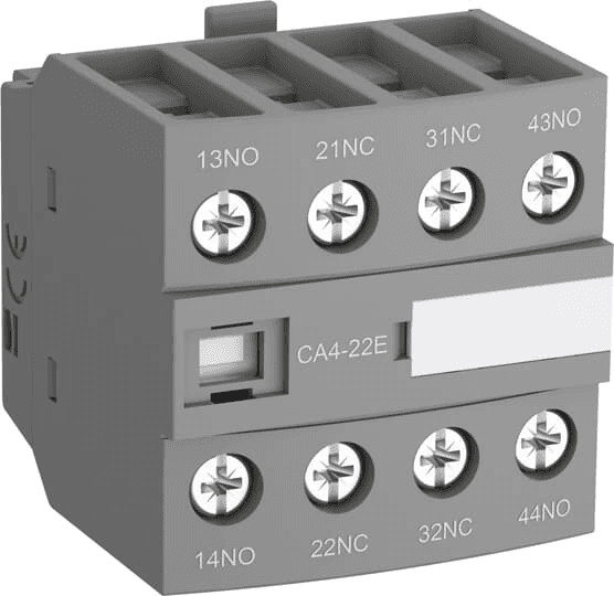 ABB Control CA4-31E CA4-31E ABB Control - FRNT MNT AUX, 3NO/1NC, AF26-AF38 ABB Control CA4-31E CA4-31E ABB Control - FRNT MNT AUX, 3NO/1NC, AF26-AF38