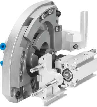 Festo 562561 handling module HSW-16-AP-AW Pick and Place for repositioning parts at an angle of 90°, with additional rest position. Working stroke: 20 - 35 mm, Size: 16, Max. linear stroke at 90° swivel angle: 175/175 mm, Maximum Z-stroke, wait position: 25 mm, Z stro Festo 562561 handling module HSW-16-AP-AW Pick and Place for repositioning parts at an angle of 90°, with additional rest position. Working stroke: 20 - 35 mm, Size: 16, Max. linear stroke at 90° swivel angle: 175/175 mm, Maximum Z-stroke, wait position: 25 mm, Z stro