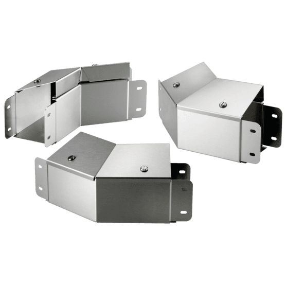 Hoffman CTS44EFCO45SS 45-Degree Elbows, 4.00x4.00, SS Type 304, Top Cover Sloped Outward Hoffman CTS44EFCO45SS 45-Degree Elbows, 4.00x4.00, SS Type 304, Top Cover Sloped Outward