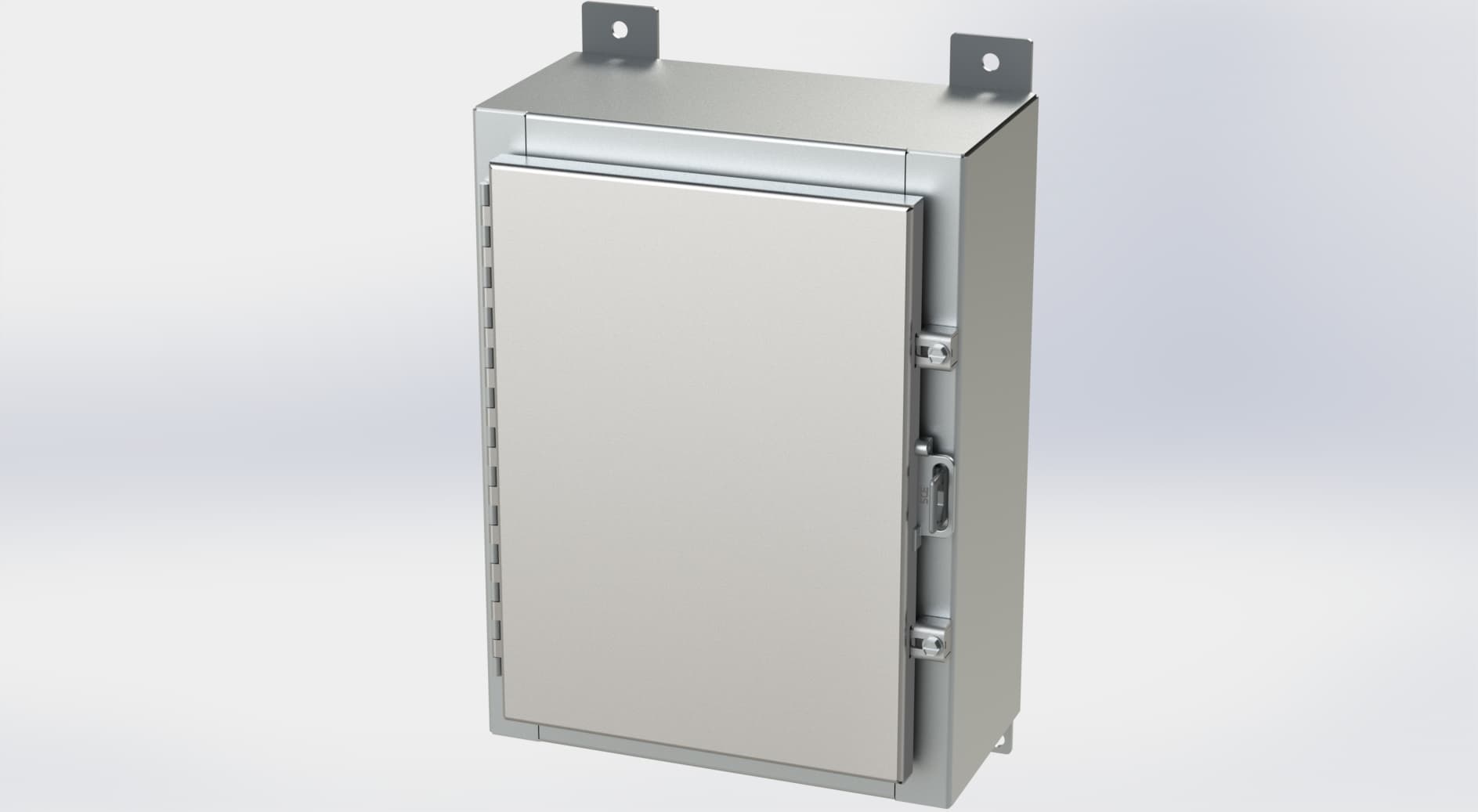 Saginaw Control SCE-16H1206SS6LP Nema 4X LP Enclosure, Height:16.00", Width:12.00", Depth:6.00", #4 brushed finish on all exterior surfaces. Optional sub-panels are powder coated white. Saginaw Control SCE-16H1206SS6LP Nema 4X LP Enclosure, Height:16.00", Width:12.00", Depth:6.00", #4 brushed finish on all exterior surfaces. Optional sub-panels are powder coated white.