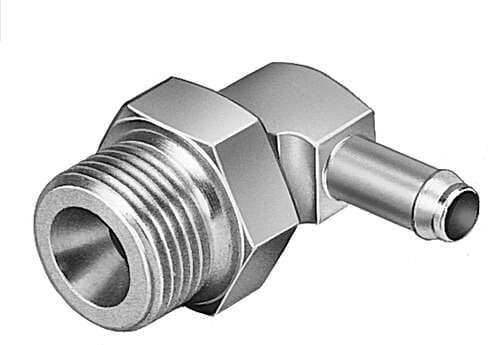 Festo 12958 barbed L-fitting LCN-1/4-PK-4 Swivelling, with sealing ring. Nominal size: 2,9 mm, Type of seal on screw-in stud: Sealing ring, Operating pressure complete temperature range: -0,95 - 10 bar, Operating medium: Compressed air in accordance with ISO8573-1:20 Festo 12958 barbed L-fitting LCN-1/4-PK-4 Swivelling, with sealing ring. Nominal size: 2,9 mm, Type of seal on screw-in stud: Sealing ring, Operating pressure complete temperature range: -0,95 - 10 bar, Operating medium: Compressed air in accordance with ISO8573-1:20