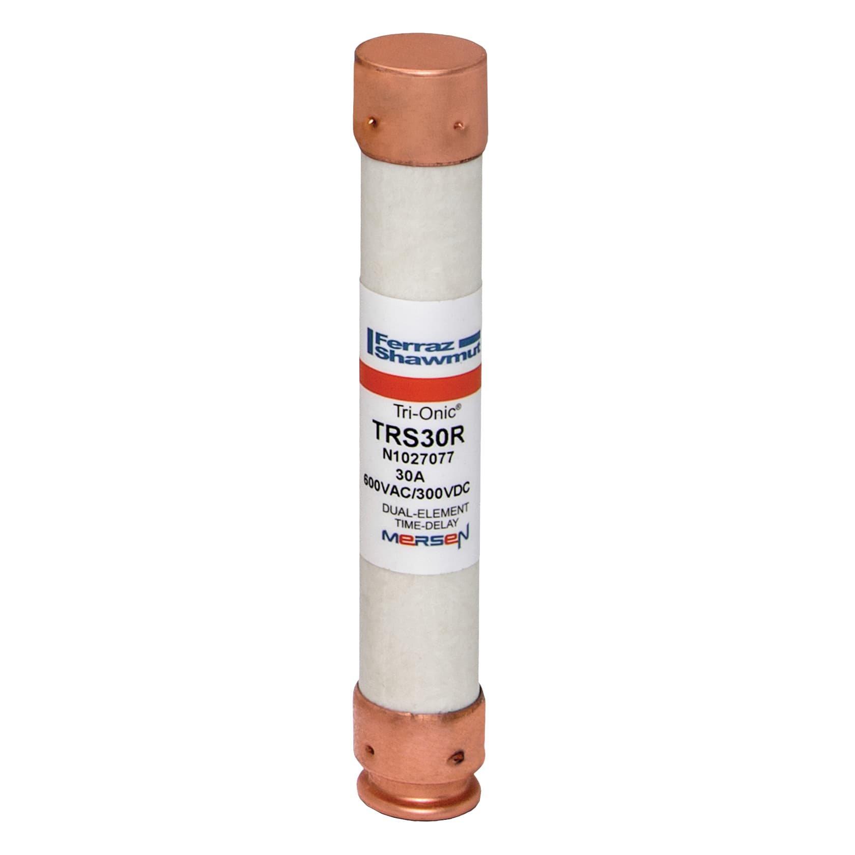 Mersen TRS30R TRS30R Mersen - Fuse TRS-R - Class RK5 - Time-Delay 600VAC 300VDC 30A Ferrule Tri-Onic® Mersen TRS30R TRS30R Mersen - Fuse TRS-R - Class RK5 - Time-Delay 600VAC 300VDC 30A Ferrule Tri-Onic®