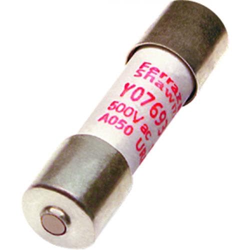 Mersen P076925 P076925 Mersen - High-Speed Cylindrical Fuse Protistor® Size 10x38 aR 500VAC IEC 1A With Striker Mersen P076925 P076925 Mersen - High-Speed Cylindrical Fuse Protistor® Size 10x38 aR 500VAC IEC 1A With Striker