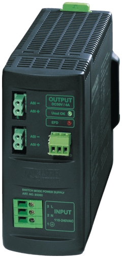 Murr Elektronik 85382 85382 Murrelektronik - MCS-A ASI POWER SUPPLY 1-PHASE, IN: 95-265VAC OUT: 30,5V/4ADC, With earth failure detection Murr Elektronik 85382 85382 Murrelektronik - MCS-A ASI POWER SUPPLY 1-PHASE, IN: 95-265VAC OUT: 30,5V/4ADC, With earth failure detection