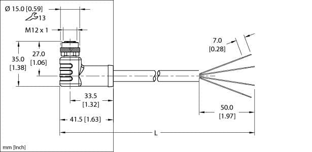 WKP46PT-2 Part Image. Manufactured by Turck.