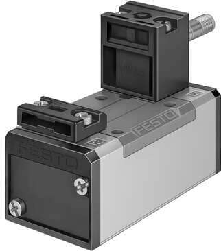 Festo 535960 solenoid valve MFH-5/2-D-1-FR-C-EX With manual override, without solenoid coil or socket. Solenoid coil and socket should be ordered separately. Valve function: 5/2 monostable, Type of actuation: electrical, Width: 42 mm, Standard nominal flow rate: 1200 Festo 535960 solenoid valve MFH-5/2-D-1-FR-C-EX With manual override, without solenoid coil or socket. Solenoid coil and socket should be ordered separately. Valve function: 5/2 monostable, Type of actuation: electrical, Width: 42 mm, Standard nominal flow rate: 1200