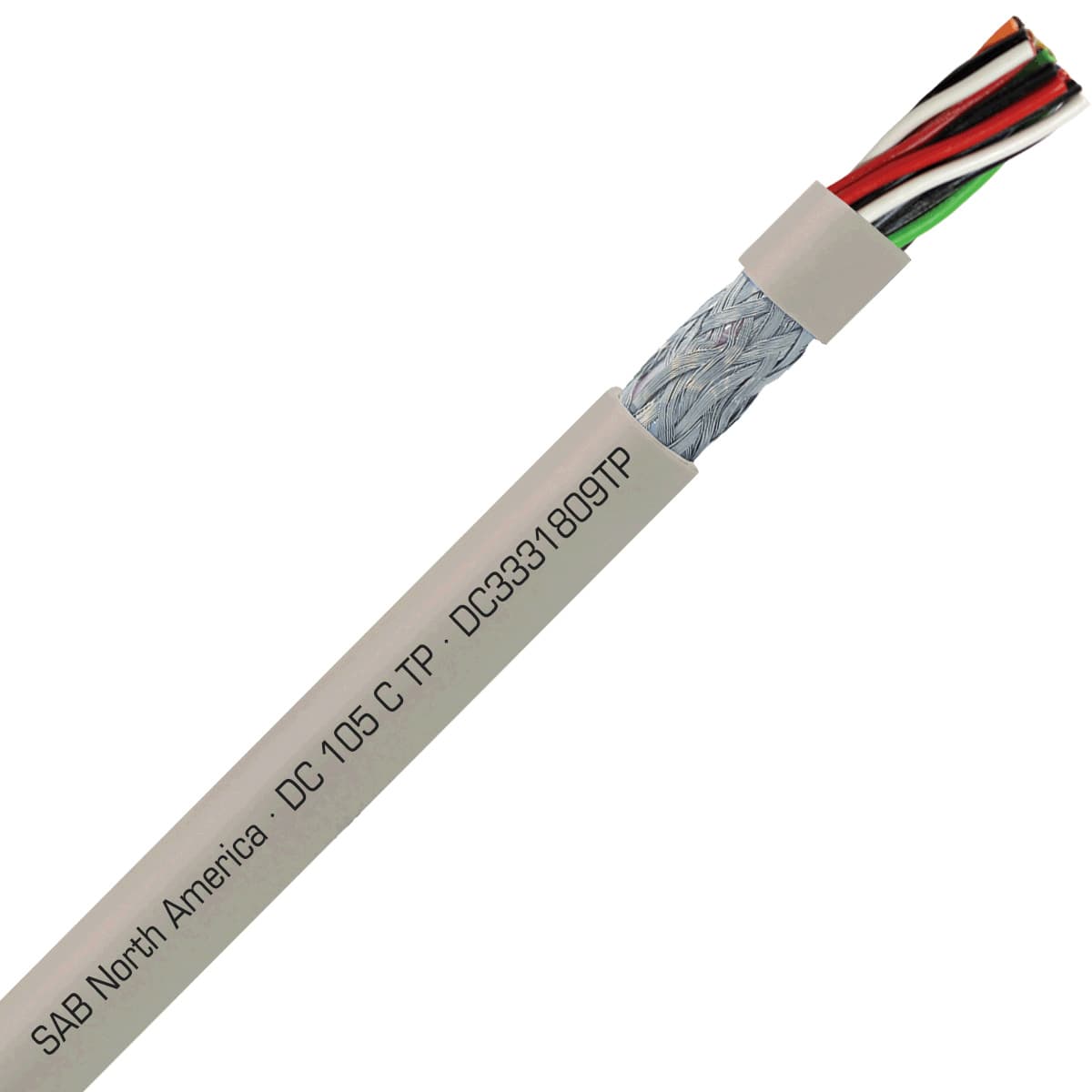 SAB DC3331809TP DC 105 C TP - 18 AWG/9pr, shielded flexible oil resistant data pair cable, UL, CSA, CE, RoHS SAB DC3331809TP DC 105 C TP - 18 AWG/9pr, shielded flexible oil resistant data pair cable, UL, CSA, CE, RoHS