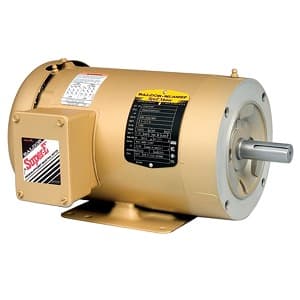 Baldor Electric Company CEM3611T M23A AC Motor; 3HP Power; 460VAC at 60HZ Voltage; 1760RPM Speed; 3 Phase; 182TC Frame; 3632M Type; TEFC Enclosure; F1 Mounting; 89.5 Percentage Efficiency; 1-1/8" Shaft Diameter; 16.55" Overall Length Baldor Electric Company CEM3611T M23A AC Motor; 3HP Power; 460VAC at 60HZ Voltage; 1760RPM Speed; 3 Phase; 182TC Frame; 3632M Type; TEFC Enclosure; F1 Mounting; 89.5 Percentage Efficiency; 1-1/8" Shaft Diameter; 16.55" Overall Length