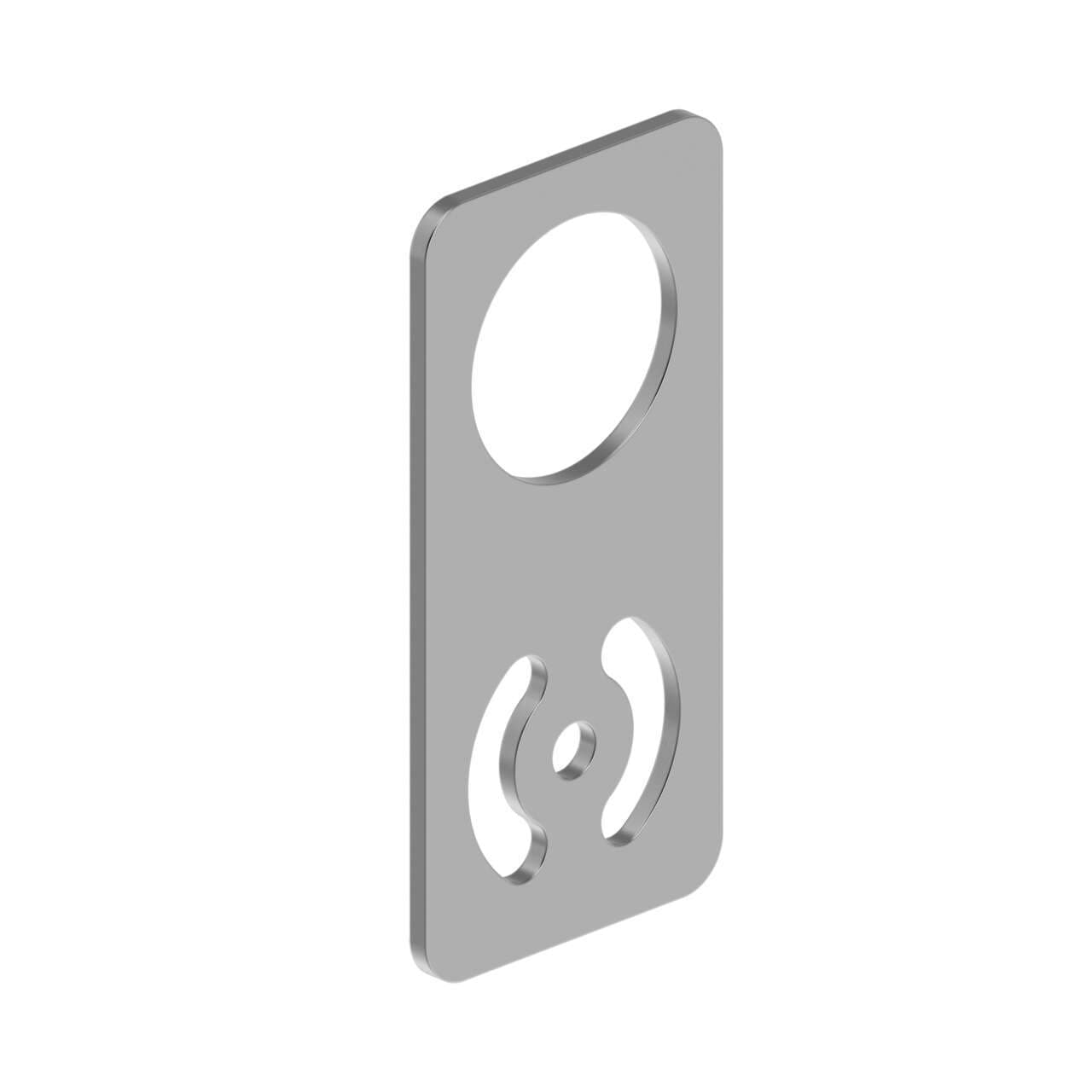 Banner SMBAMS30P Bracket: 30 mm flat bracket; Material: 12 Gauge Cold-Rolled Steel; Curved mounting slot for versatility/orientation Banner SMBAMS30P Bracket: 30 mm flat bracket; Material: 12 Gauge Cold-Rolled Steel; Curved mounting slot for versatility/orientation