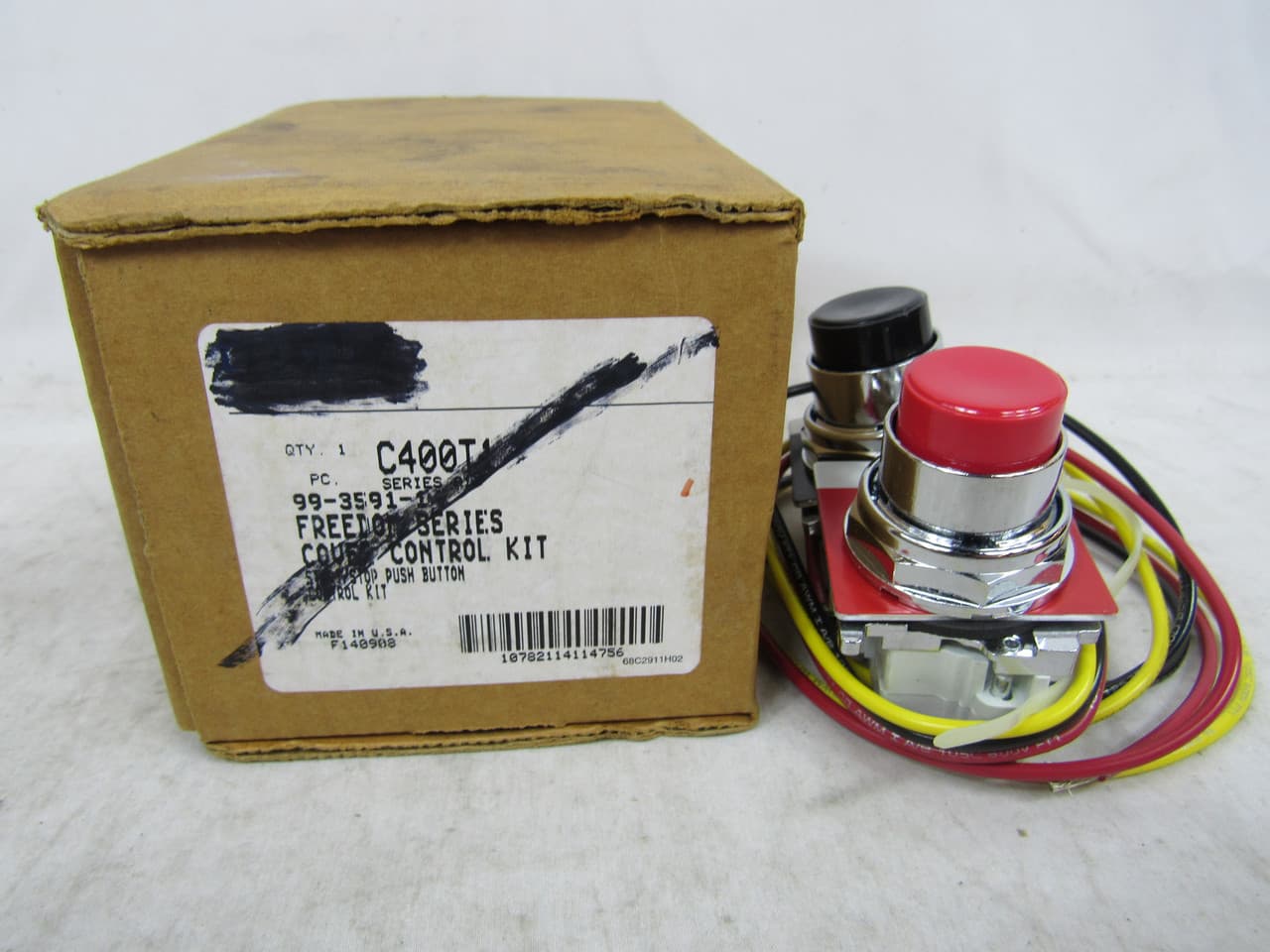 Eaton C400T1 C400T1 Eaton - Eaton Freedom NEMA pushbutton kit, Enclosed Control Accessory, Pushbutton kit, START/STOP Eaton C400T1 C400T1 Eaton - Eaton Freedom NEMA pushbutton kit, Enclosed Control Accessory, Pushbutton kit, START/STOP