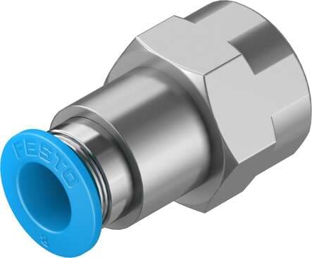 Festo 153026 push-in fitting QSF-1/4-8-B female thread with external hexagon. Size: Standard, Nominal size: 7 mm, Type of seal on screw-in stud: coating, Assembly position: Any, Container size: 10 Festo 153026 push-in fitting QSF-1/4-8-B female thread with external hexagon. Size: Standard, Nominal size: 7 mm, Type of seal on screw-in stud: coating, Assembly position: Any, Container size: 10
