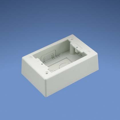 Panduit JBP1IW RACEWAY JUNCTION BOX SGL GANG5.05"LX3.31"WX1.75"H PWR RATEDOFF WHITE ROHS Panduit JBP1IW RACEWAY JUNCTION BOX SGL GANG5.05"LX3.31"WX1.75"H PWR RATEDOFF WHITE ROHS