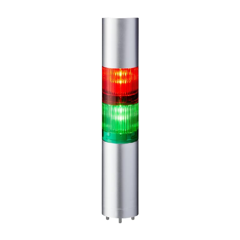 Patlite LR4-202WJBU-RG 40mm diameter UL CE IP65 24V DC, Direct Mount/3.3m Cable, Flashing/Buzzer, Silver, Red/Green Module Patlite LR4-202WJBU-RG 40mm diameter UL CE IP65 24V DC, Direct Mount/3.3m Cable, Flashing/Buzzer, Silver, Red/Green Module