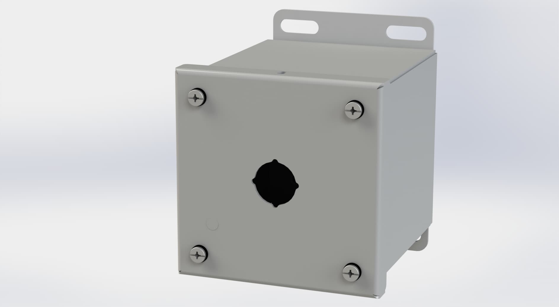 Saginaw Control SCE-1PBXI PBXI Enclosure, Height:4.00", Width:4.00", Depth:4.75", ANSI-61 gray powder coating inside and out. Saginaw Control SCE-1PBXI PBXI Enclosure, Height:4.00", Width:4.00", Depth:4.75", ANSI-61 gray powder coating inside and out.