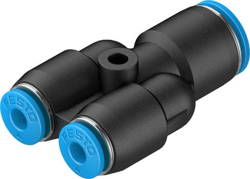 Festo 130610 push-in Y-connector QSY-8-4 reducing. Size: Standard, Nominal size: 1,7 mm, Assembly position: Any, Container size: 10, Design structure: Push/pull principle Festo 130610 push-in Y-connector QSY-8-4 reducing. Size: Standard, Nominal size: 1,7 mm, Assembly position: Any, Container size: 10, Design structure: Push/pull principle