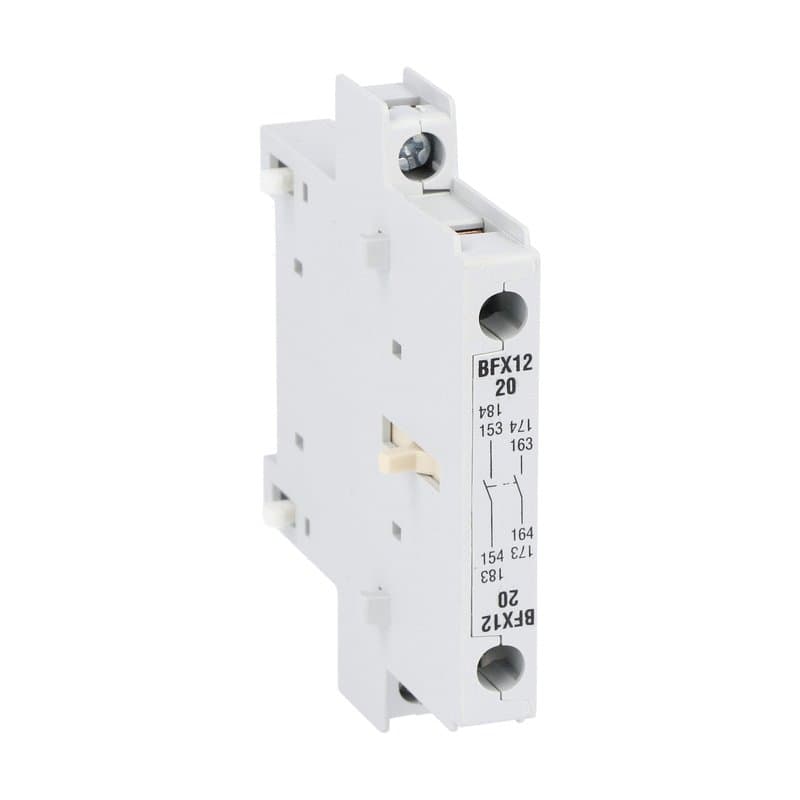 Lovato Electric BFX1220 BFX1220 Lovato - Auxiliary contact for side mounting. Screw terminals, for BF... series contactors, 2NO for BF00, BF09...BF150 Lovato Electric BFX1220 BFX1220 Lovato - Auxiliary contact for side mounting. Screw terminals, for BF... series contactors, 2NO for BF00, BF09...BF150