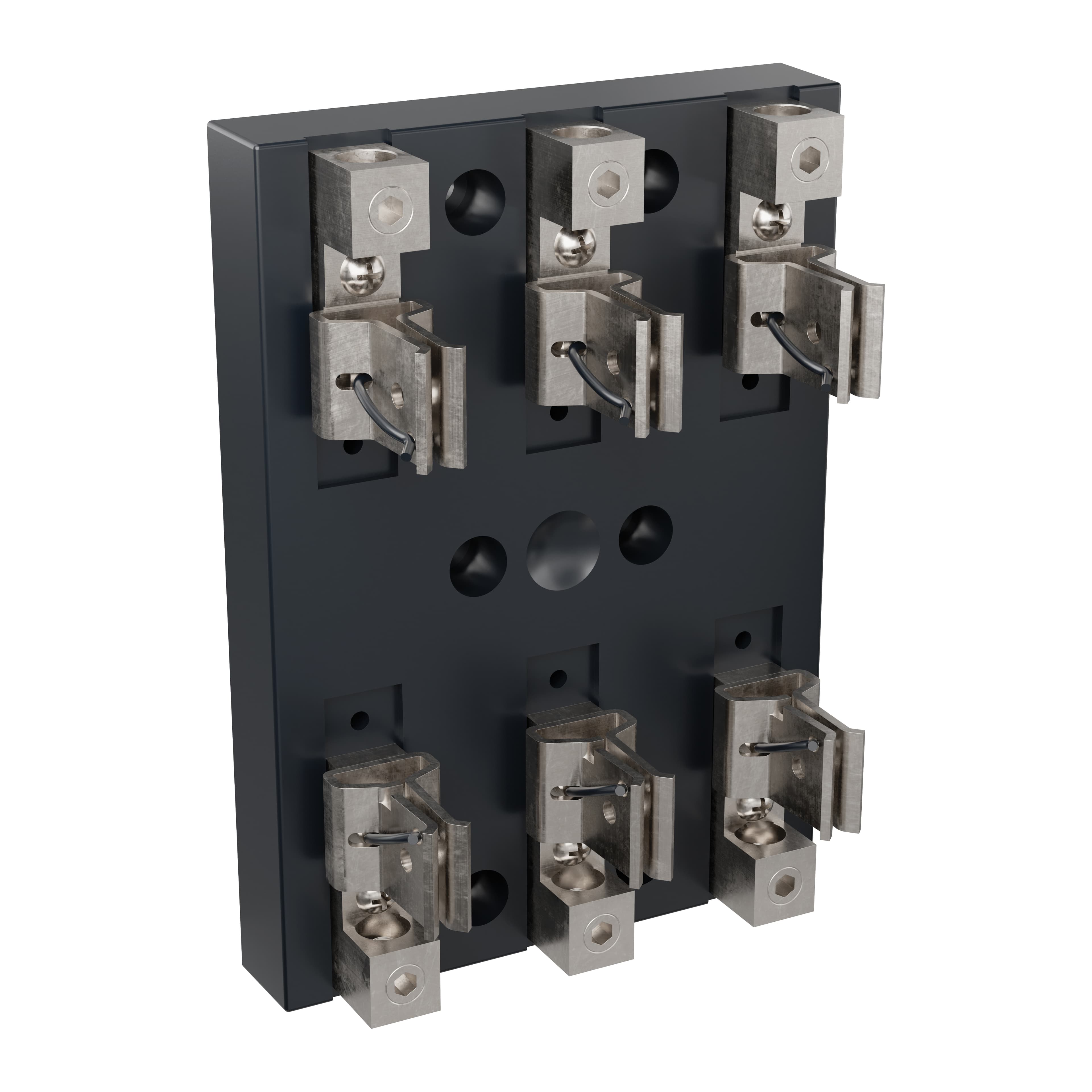 Mersen 64051J 64051J Mersen - Fuse Block 600VAC 600VDC Class J 400A 1-Pole Copper Box Side Clip Mersen 64051J 64051J Mersen - Fuse Block 600VAC 600VDC Class J 400A 1-Pole Copper Box Side Clip