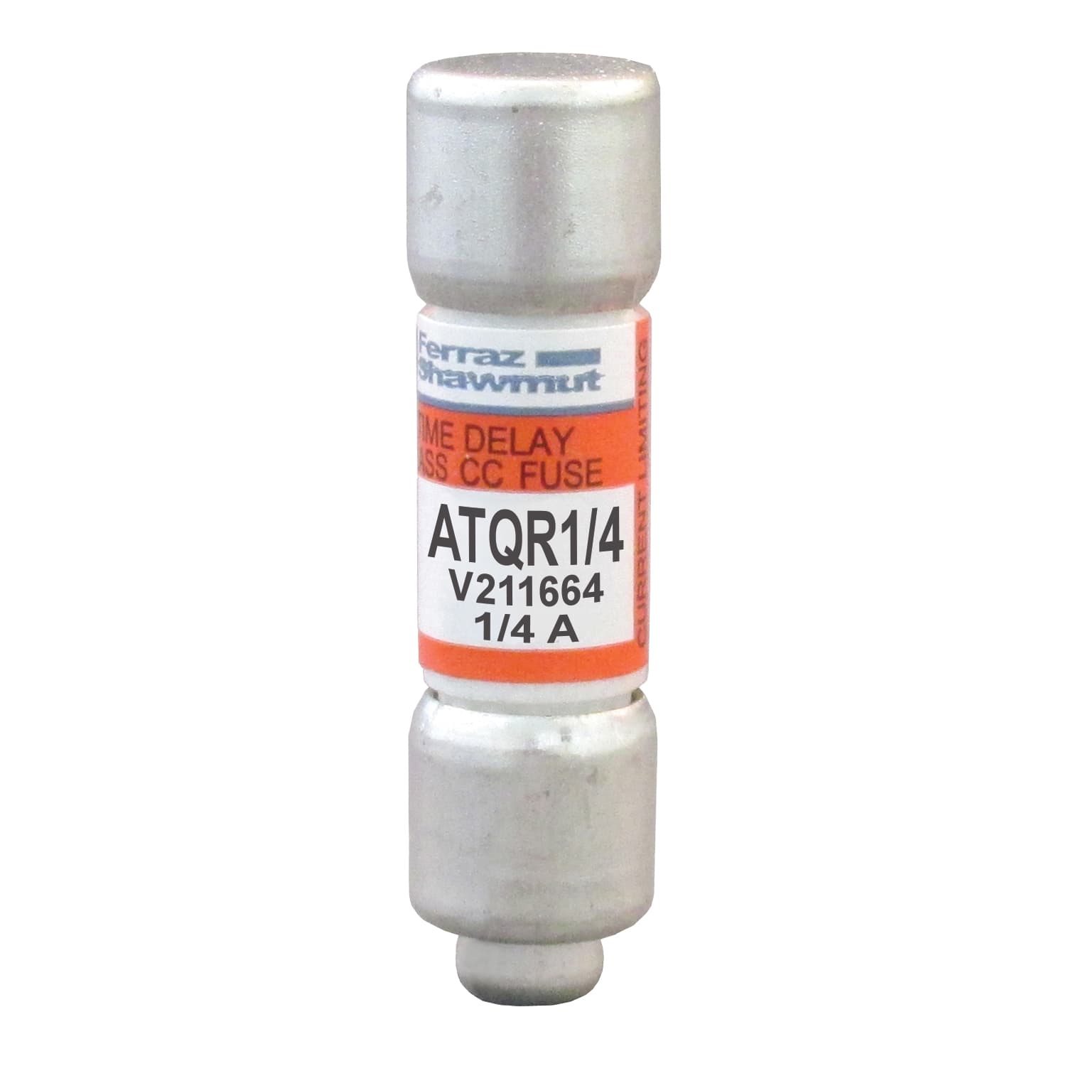 Mersen ATQR1/4 ATQR1/4 Mersen - Fuse ATQR - Class CC - Time-Delay 600VAC 300VDC 0.25A Ferrule Amp-Trap 2000® Mersen ATQR1/4 ATQR1/4 Mersen - Fuse ATQR - Class CC - Time-Delay 600VAC 300VDC 0.25A Ferrule Amp-Trap 2000®