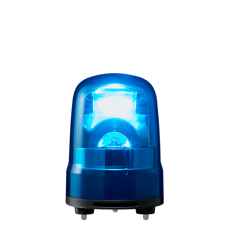 Patlite SKH-M2TB-B 100mm, Rotating Signal Beacon, 100-240V AC, 3-Screw Mount with Terminal Block, Buzzer, Blue Patlite SKH-M2TB-B 100mm, Rotating Signal Beacon, 100-240V AC, 3-Screw Mount with Terminal Block, Buzzer, Blue